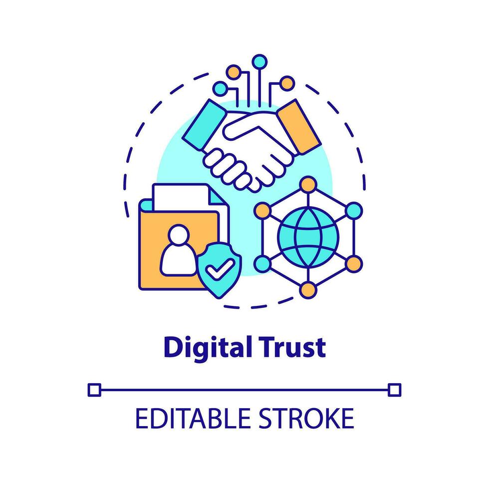 Digital Trust Concept